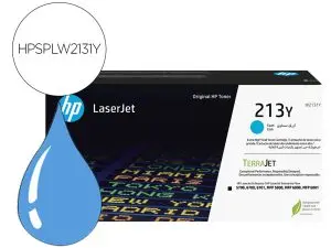 TONER LASER HP ORIGINAL 213Y (W2131Y) 12000P CYAN