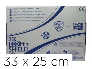 COUVERTURES DE LIVRES COLIBRI OXFORD ECO MINI 33X25 CM BOITE DE 250 UNITES