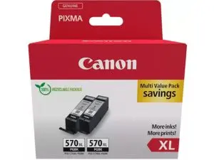 CARTOUCHE CANON ORIGINAL PGI-570XL NOIR PACK 2 UNITES