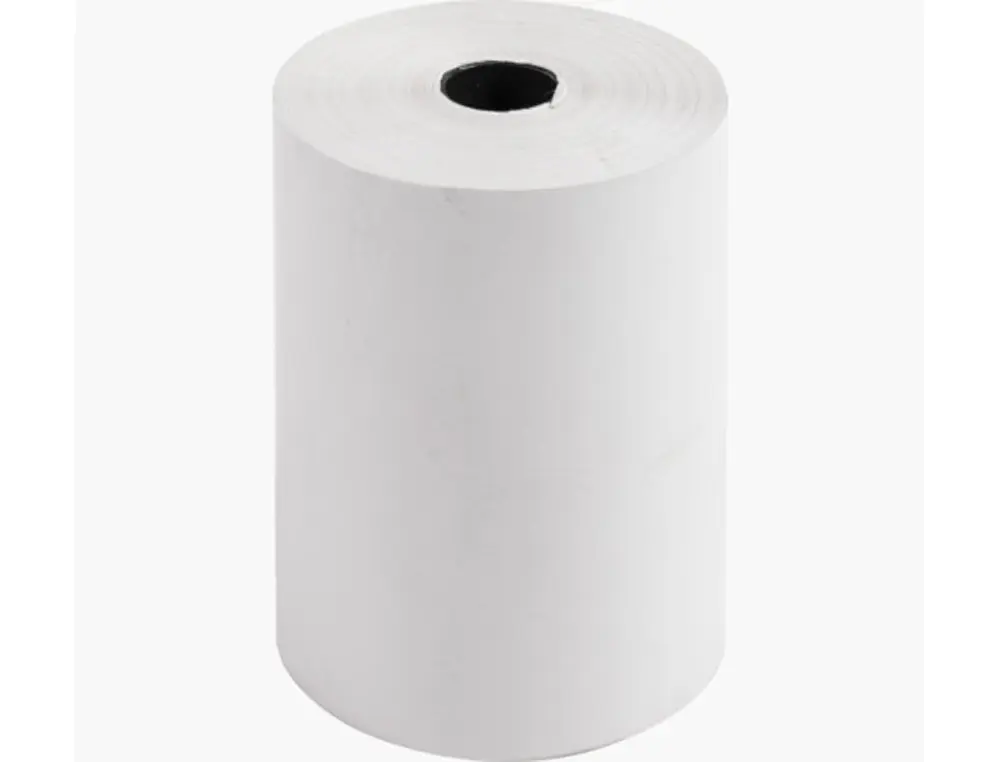 BOBINE THERMIQUE EXACOMPTA TICKETS CARTE BANCAIRE 1 PLI 57X37MM 18M 48GR MANDRIN 12MM COLORIS BLANC