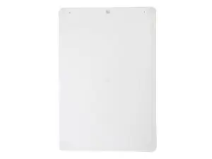 PORTE-BLOC MAUL GO A4 PLASTIQUE RECYCLE PORTE-STYLO INTEGRE DANS PINCE COLORIS    BLANC