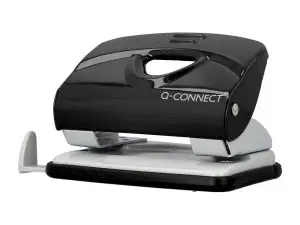 PERFORATEUR Q-CONNECT KF14217 2 TROUS OUVERTURE 2MM         CAPACITE 20 FEUILLES COLORIS  NOIR