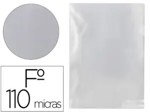 CHEMISE AVEC ONGLET Q-CONNECT 110MC COLORIS TRANSPARENT