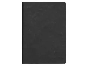 CARNET BROCHURE CLAIREFONTAINENOMADDICT 148X210MM 192 PAGES REGLURE LIGNEE COLORIS NOIR
