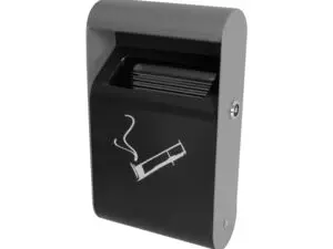 CENDRIER COLDIS MURAL ETOUFFOIR 1,5L COLORIS NOIR