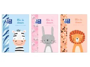BLOC DESSIN OXFORD MATERNELLE 210X297MM 100 PAGES UNI