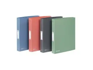 CLASSEUR VIQUEL BUSINESS CLASS POLYPROPYLENE SOUPLE A4 MAXI DOS 4CM 4 ANNEAUX COLORIS ALEATOIRE