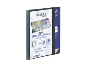 ALBUM VIQUEL CARTES A COLLECTIONNER A4 PROPYGLASS PERSONNALISABLE