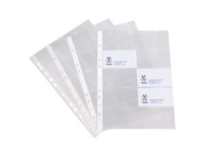 POCHETTE VIQUEL 9,5X6,7CM POUR CARTES A COLLECTIONNER INCOLORE LOT 100 UNITES