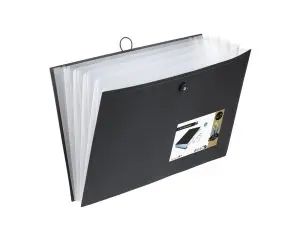 TRIEUR VIQUEL EXTENSIBLE A3 PP CREATIV'GALLERY 6 COMPARTIMENTS COLORIS NOIR