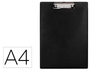 PORTE-BLOC Q-CONNECT DIN A4 PLASTIQUE 50% RECYCLE         EPAISSEUR 2,1MM COLORIS NOIR