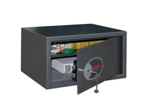 COFFRE-FORT PHOENIX SECURITE VELA HOME & OFFICE SS0803K    TAILLE 3 SERRURE A CLE        COLORIS GRIS FONCE