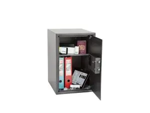 COFFRE-FORT PHOENIX SECURITE VELA HOME & OFFICE SS0805K    TAILLE 5 SERRURE A CLE        COLORIS GRIS FONCE