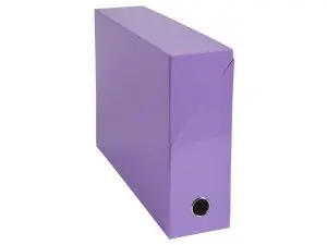 BOITE TRANSFERT EXACOMPTA AQUAREL DOS 90MM COLORIS      ASSORTIS