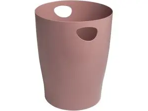 CORBEILLE A PAPIER EXACOMPTA ECOBIN SKANDI CAPACITE 15L COLORIS VIEUX ROSE