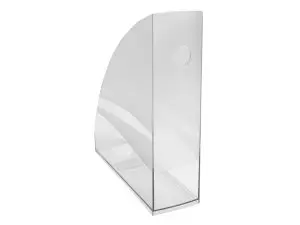 PORTE-REVUES EXACOMPTA MAG-CUBE OFFICE CRISTAL A4+ OEILLET DE PREHENSION COLORIS TRANSPARENT