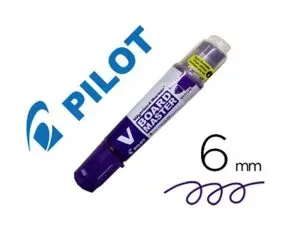 MARQUEUR PILOT V-BOARD MASTER RECHARGEABLE POINTE CONIQUE   MOYENNE TRACE 2MM ENCRE       LIQUIDE BASE ALCOOL VIOLET