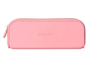 FOURRE-TOUT ANTARTIK RECTANGULAIRE 1 COMPARTIMENT EN SILICONE MODELE PRISMA 185X50X75MM COLORIS ROSE