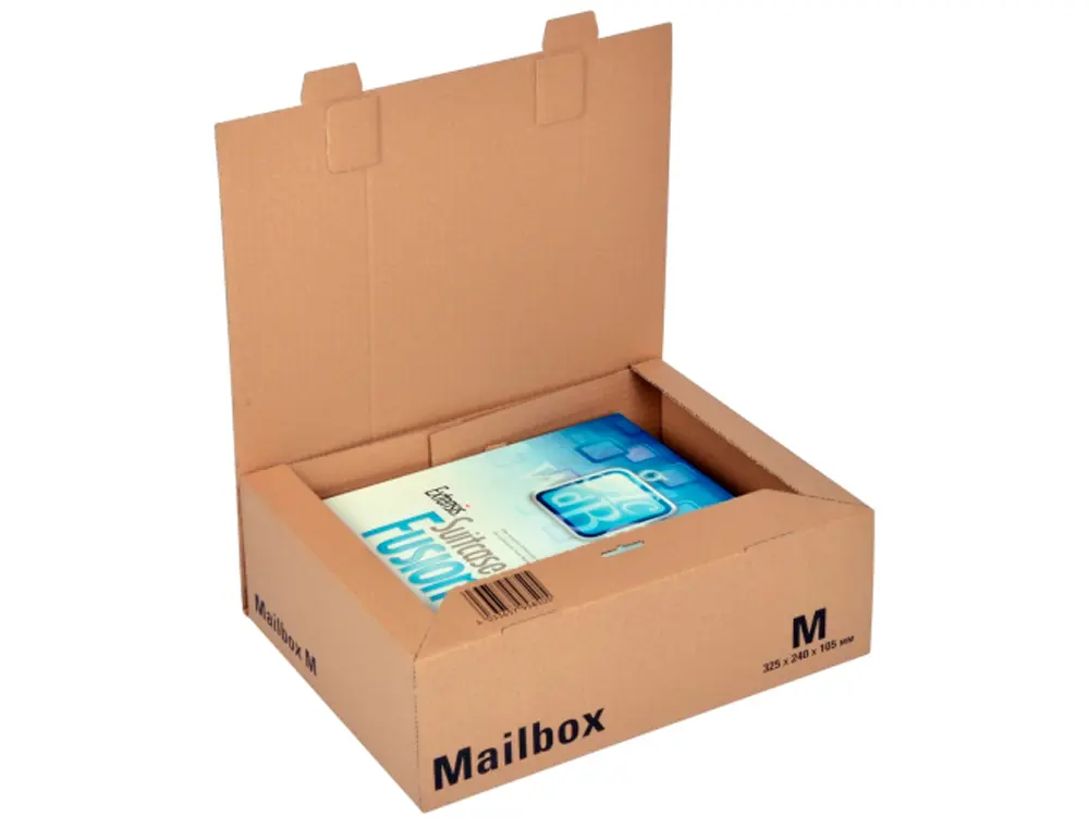 BOITE EXPEDITION POSTALE LOGISTIPACK KRAFT FORMAT M COLORIS BRUN