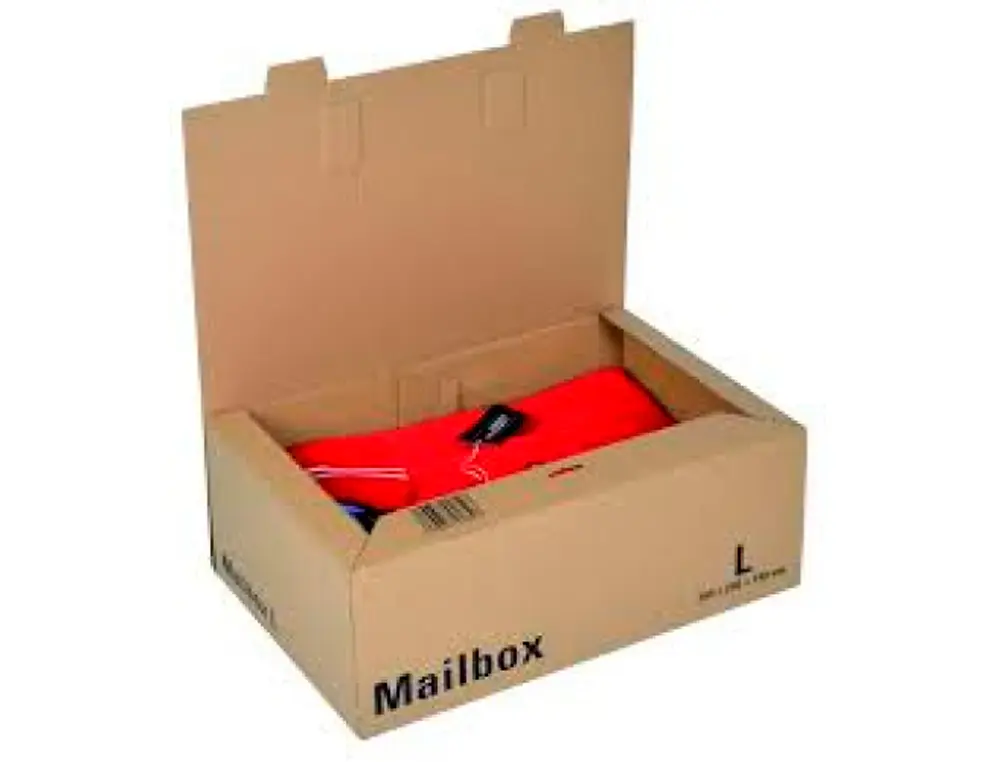 BOITE EXPEDITION POSTALE LOGISTIPACK KRAFT FORMAT L COLORIS BRUN