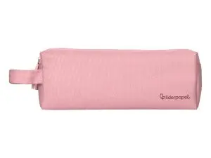 FOURRE-TOUT LIDERPAPEL RECTANGULAIRE 2 COMPARTIMENTS ANSE DE PREHENSION 21X8CM COLORIS ROSE