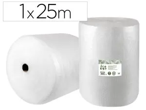 FILM A BULLES LIDERPAPEL ECOUSE 30% PLASTIQUE RECYCLE 30G/M2 ROULEAU 1X25M