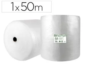 FILM A BULLES LIDERPAPEL ECOUSE 30% PLASTIQUE RECYCLE 30G/M2 ROULEAU 1X50M
