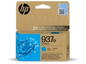 CARTOUCHE HP JET D'ENCRE 937E EVOMORE 4S6W6NE COLORIS CYAN 1650P