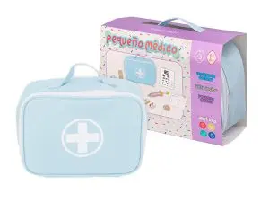 JEU ENFANT IMAGINOVO MALETTE DE MEDECIN BOIS +3 ANS 11     PIECES 24,5X18X10 CM