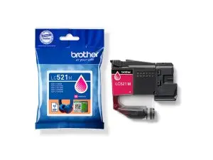 CARTOUCHE BROTHER JET D'ENCRE LC521M COULEUR MAGENTA 500P