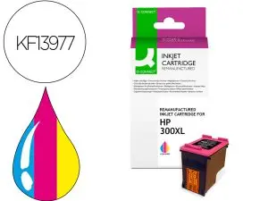 CARTOUCHE Q-CONNECT JET D'ENCRE COMPATIBLE HP 300XL   440P COULEUR                  CYAN/MAGENTA/JAUNE
