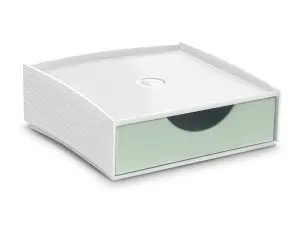 TIROIR RANGEMENT CEP FIRST PS 186X185X64MM COLORIS VERT     SAUGE