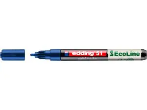 MARQUEUR EDDING 51 ECOLINE PEINTURE BASE EAU POINTE OGIVE 1/2MM COLORIS BLEU