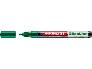 MARQUEUR EDDING 51 ECOLINE PEINTURE BASE EAU POINTE      OGIVE 1/2MM COLORIS VERT