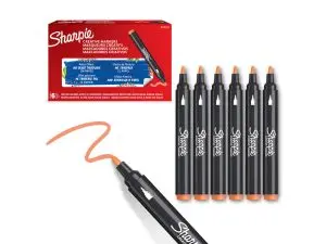 MARQUEUR SHARPIE CREATIF POINTE OGIVE TRAIT 2,5MM      ENCRE ACRYLIQUE COLORIS       ORANGE