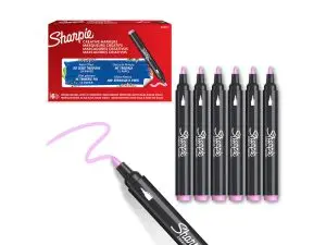 MARQUEUR SHARPIE CREATIF POINTE OGIVE TRAIT 2,5MM      ENCRE ACRYLIQUE COLORIS ROSE