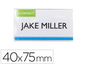 BADGE Q-CONNECT CLIP MAGNETIQUE OUVERTURE          SUPERIEURE 40X75MM