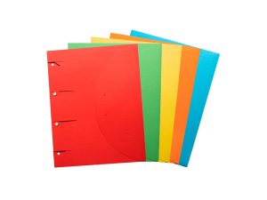 CHEMISE CLASSEUR TARIFOLD SMARTFOLDER A4 3 RABATS       PERFOREE SANS ONGLETS COLORIS ASSORTIS LOT 10 UNITES