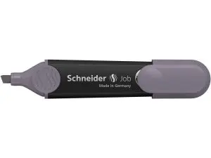 SURLIGNEUR SCHNEIDER JOB POINTE BISEAUTEE TRAIT 1/5MM  COLORIS GRIS MAUVE