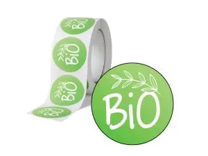 ETIQUETTE AUTOCOLLANTE AVERY BIO RONDE DIAM. 35MM ROULEAU  500 UNITES