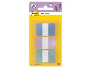 MARQUE-PAGES POST-IT INDEX STRONG COLORIS PASTEL ASSORTIS 1 SET 3X12 UNITES