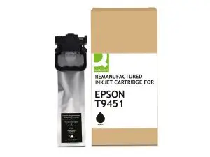 CARTOUCHE Q-CONNECT JET D'ENCRE COMPATIBLE EPSON T945 6800P COLORIS NOIR