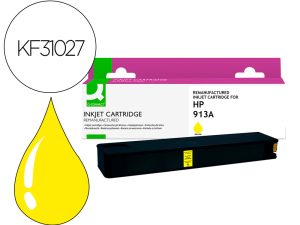 CARTOUCHE Q-CONNECT JET D'ENCRE COMPATIBLE HP913A 3200P COLORIS JAUNE