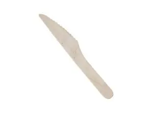 COUTEAU BOIS COUVERT LISSE 16CM SACHET 100 UNITES