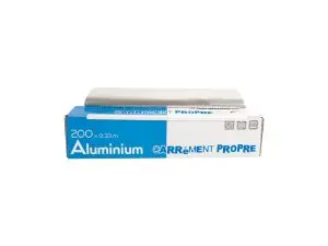 FILM ALUMINIUM PROFESSIONNEL 200MX44CM 11 MICRONS BOITE DISTRIBUTRICE