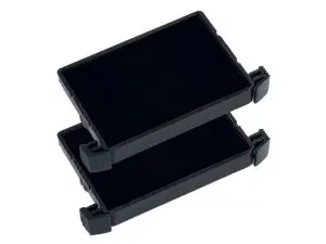 CASSETTE ENCRAGE TRODAT 6/4750 POUR TAMPON ENCREUR PRINTY COLORIS NOIR PACK 2 UNITES