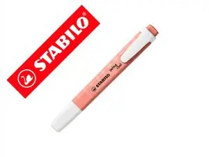 SURLIGNEUR STABILO SWING COOL NATURECOLORS POINTE BISEAUTEE TRACE 1/4MM COLORIS ORANGE    ROUILLE