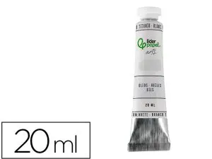 PEINTURE A L HUILE LIDERPAPEL TUBE EN ALUMINIUM DE 20 ML    COLORIS BLANC TITANE