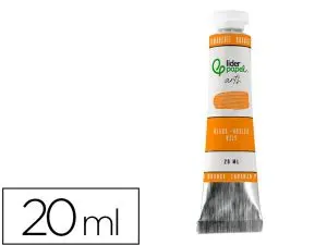 PEINTURE A L HUILE LIDERPAPEL TUBE EN ALUMINIUM DE 20 ML    COLORIS ORANGE