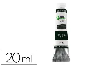 PEINTURE A L HUILE LIDERPAPEL TUBE EN ALUMINIUM DE 20 ML    COLORIS NOIR D IVOIRE